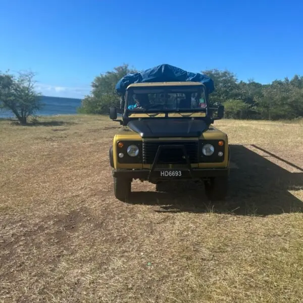 C&M safari vehicle ready for an island outing
