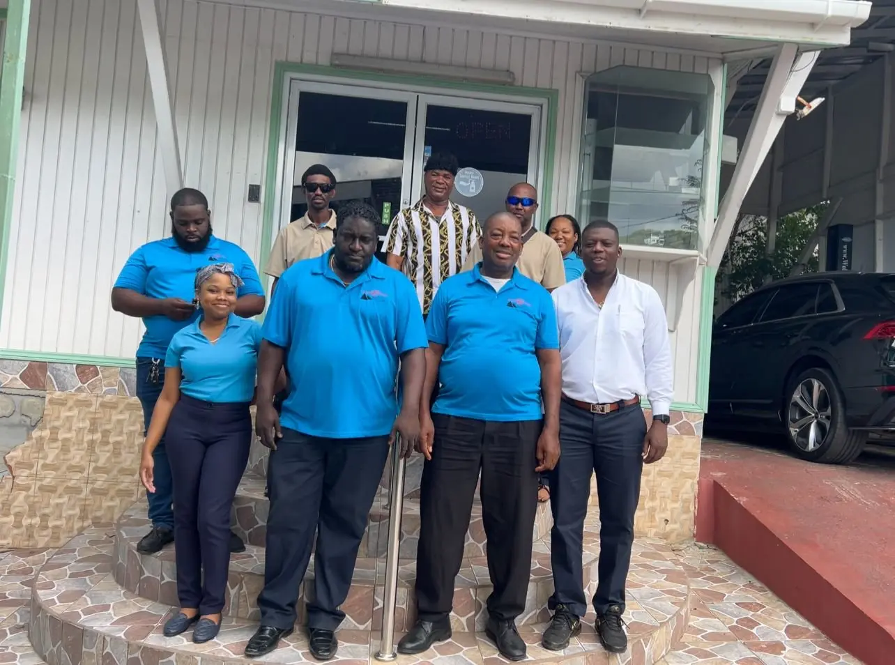 C&M Touring Services team in Saint Lucia